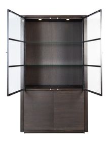 Vitrinekast met spots ZEN - Espresso FDF-15-000287