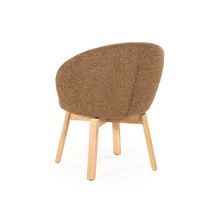 Eetkamerstoel LIVIA - Eikenhout / Bruin ELO 96468