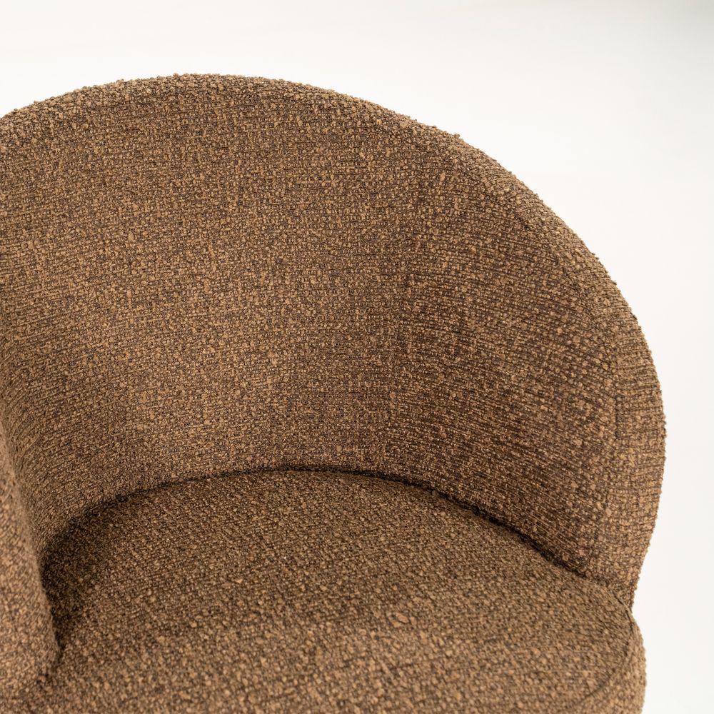 Eetkamerstoel LIVIA - Eikenhout / Bruin ELO 96468