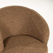 Eetkamerstoel LIVIA - Eikenhout / Bruin ELO 96468