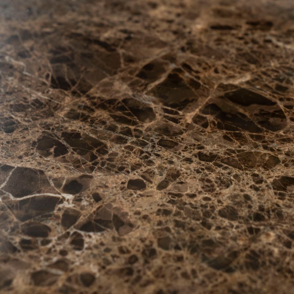 Bijzettafel LUIGI - Bruin Marmer ELO 96512