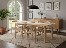 Eetkamertafel HAMILTON - Smoked Oak FDF-39-001-TZ