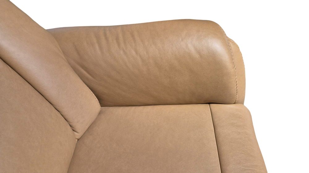 Elektrische relaxfauteuil MOVE - Honing leder HKL AP22065 RXE2MEH-L58VH