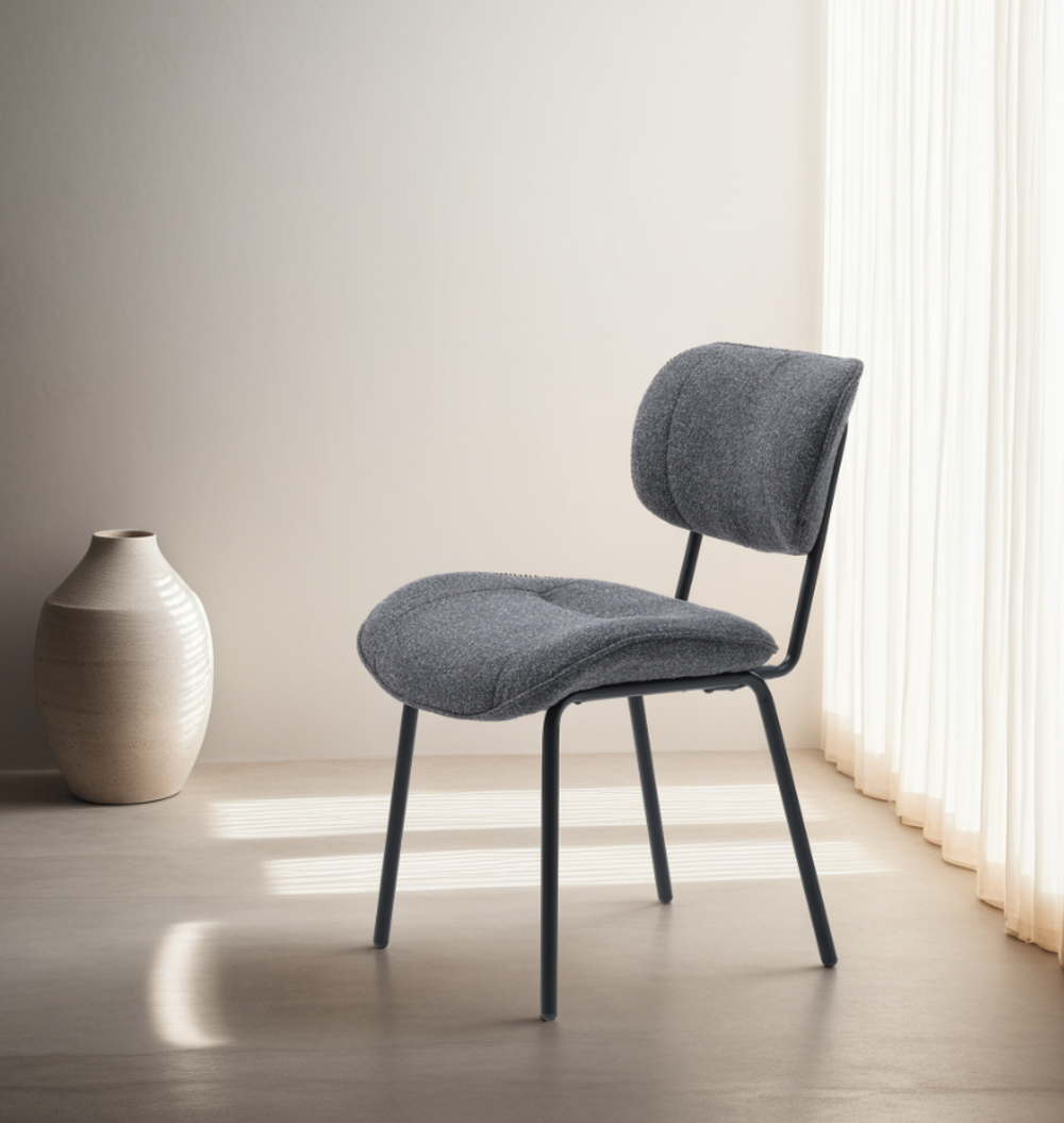 Eetkamerstoel BUFFALO - Donkergrijs UNI-11-001-H16