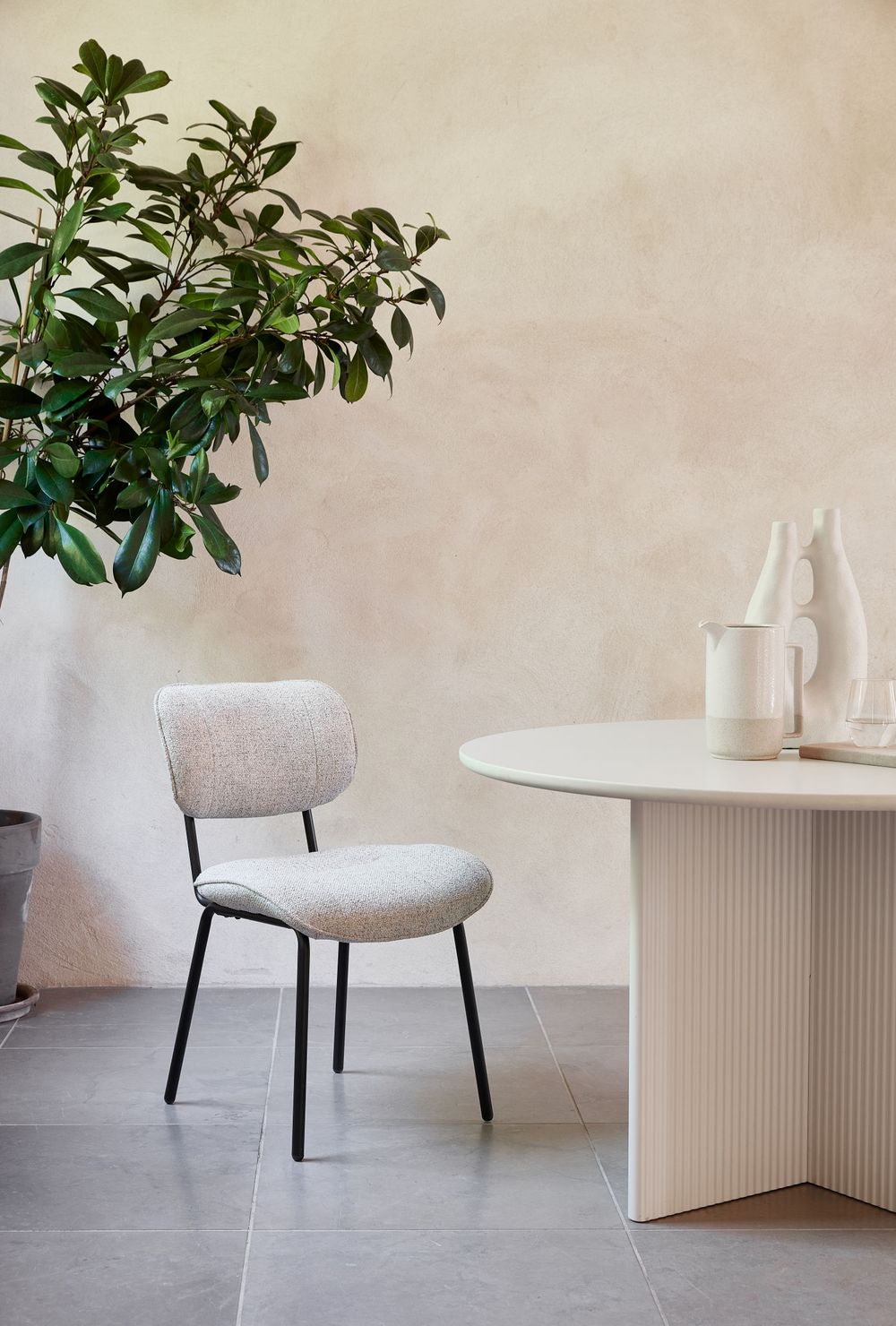 Eetkamerstoel BUFFALO - Donkergrijs UNI-11-001-H22