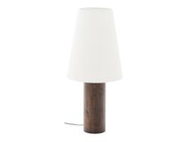 Vloerlamp MARGA - Donker rubberhout/Linnen KAV L0200027MM09