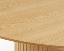 Uitschuifbare eetkamertafel NOLA - Smoked oak UNI-5-000042