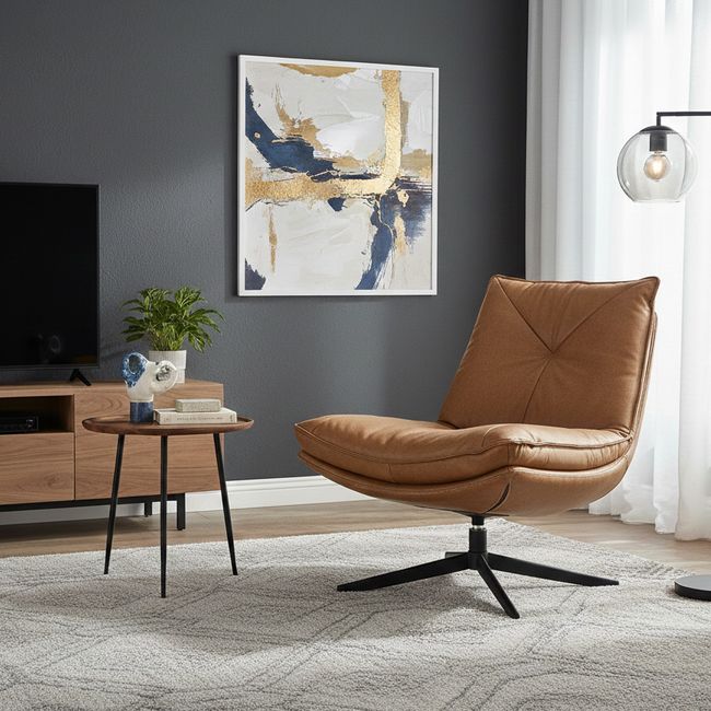 Draaifauteuil METZ - York Tan