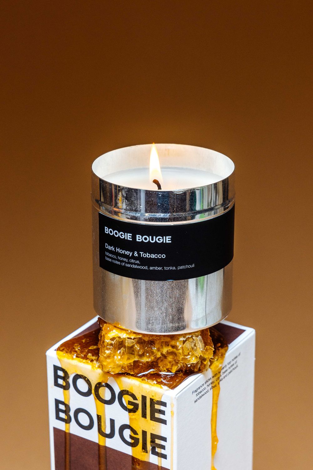 Geurkaars DARK HONEY & TOBACCO - 250 gr BOB CIDHT285