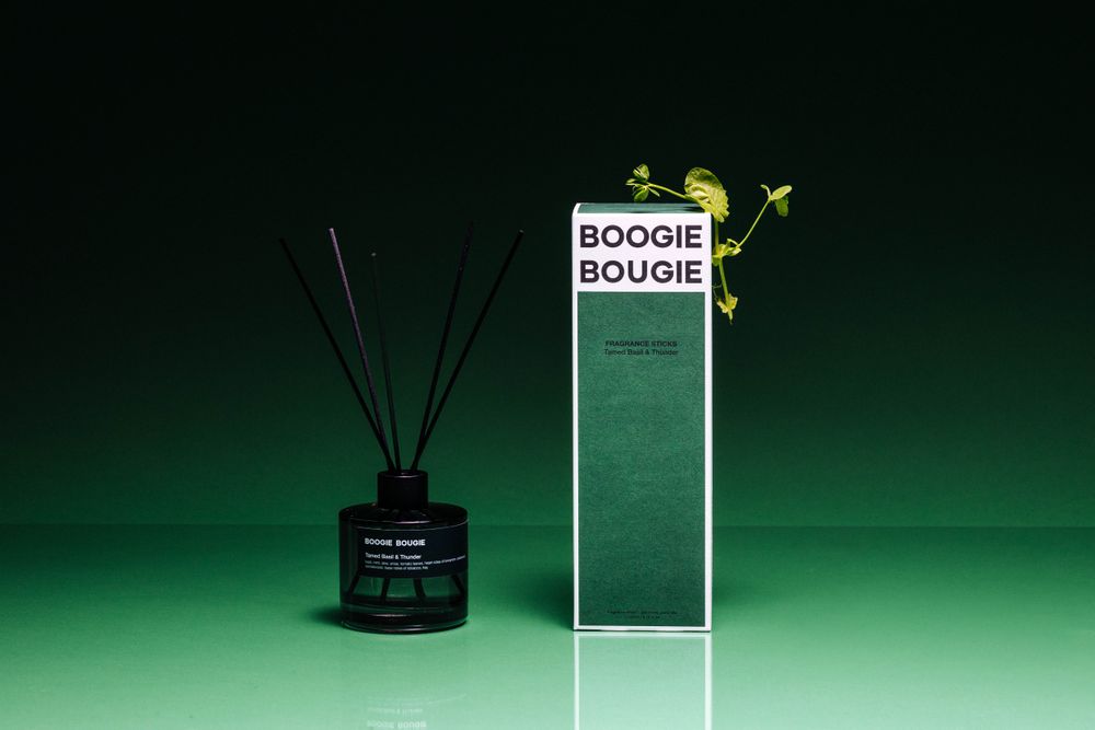 Geurstokjes TAMED BASIL & THUNDER - 200 ml BOB DITBT200