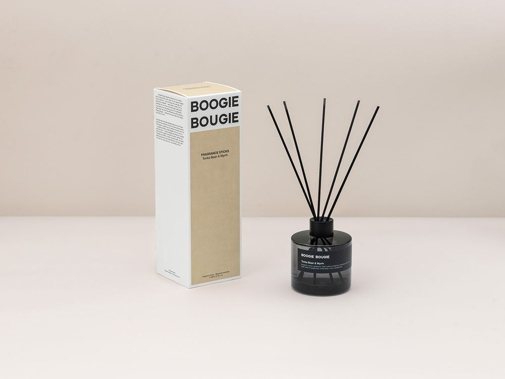 Geurstokjes TONKA BEAN & MYRRH - 200 ml BOB DITBM200