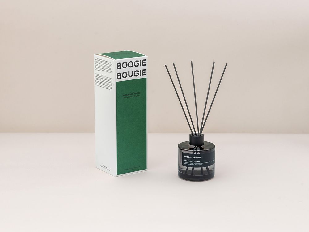 Geurstokjes TAMED BASIL & THUNDER - 200 ml BOB DITBT200