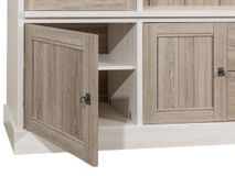 Vitrinekast YORK - Lariks / Crystal oak light MBR YO WV1-K499