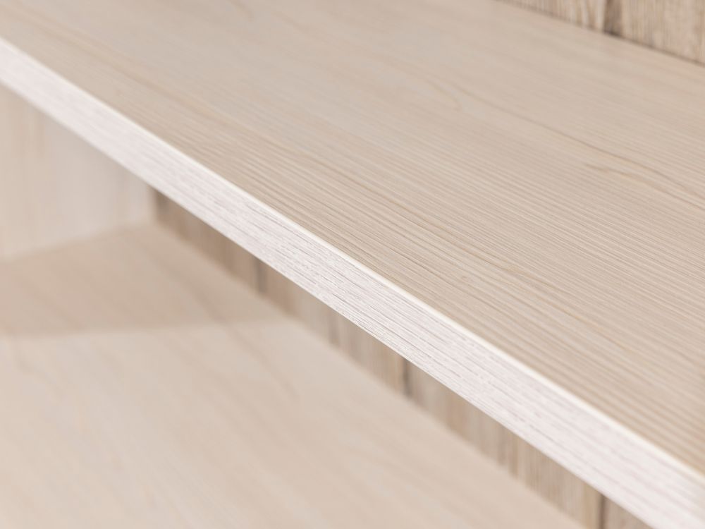 Vitrinekast YORK - Lariks / Crystal oak light MBR YO WV1-K499