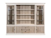 Vitrinekast YORK - Lariks / Crystal oak light MBR YO WV1-K499