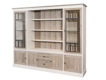 Vitrinekast YORK - Lariks / Crystal oak light MBR YO WV1-K499