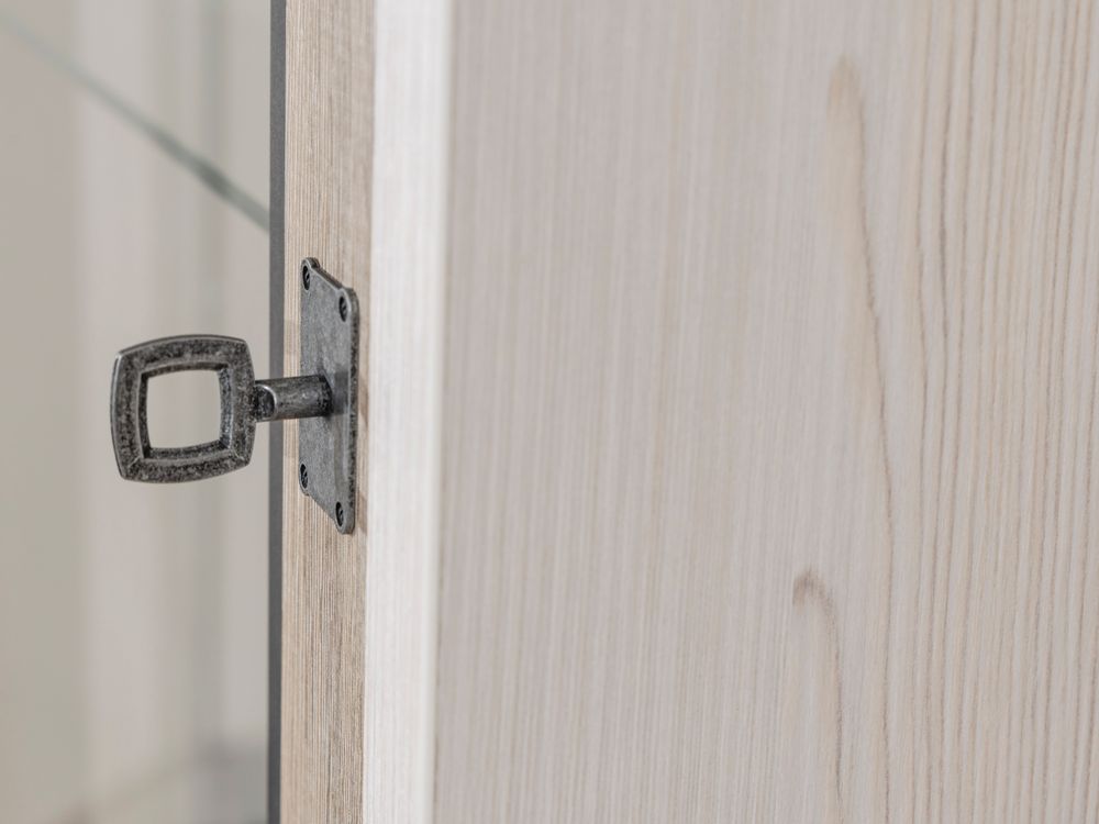 Vitrinekast YORK - Lariks / Crystal oak light MBR YO WV1-K499