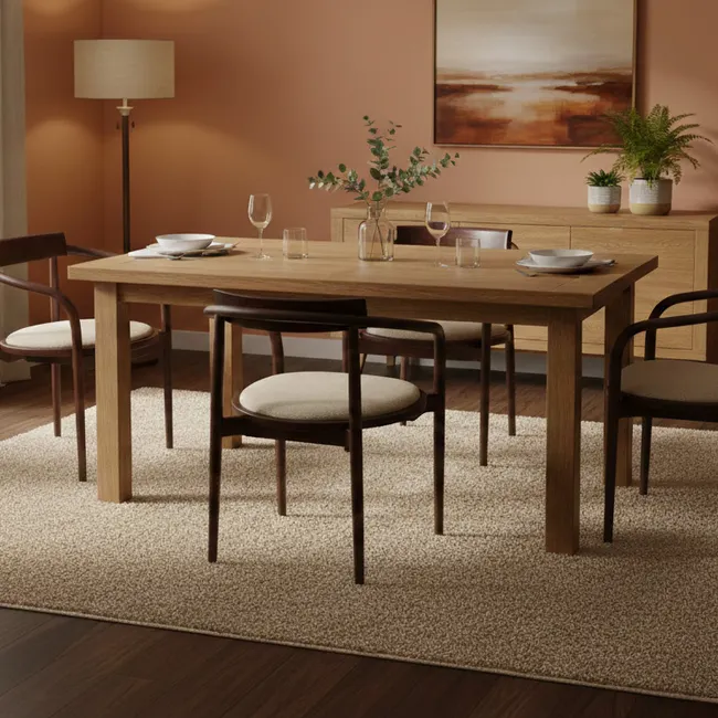 Set van 4 eetkamerstoelen EDO - Brown ash