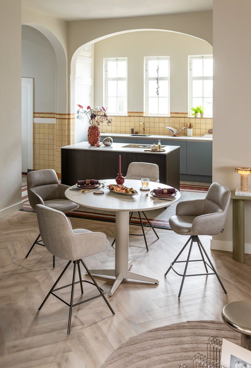 Barstoel MATEO - Kiezel HEH 55097-KIE