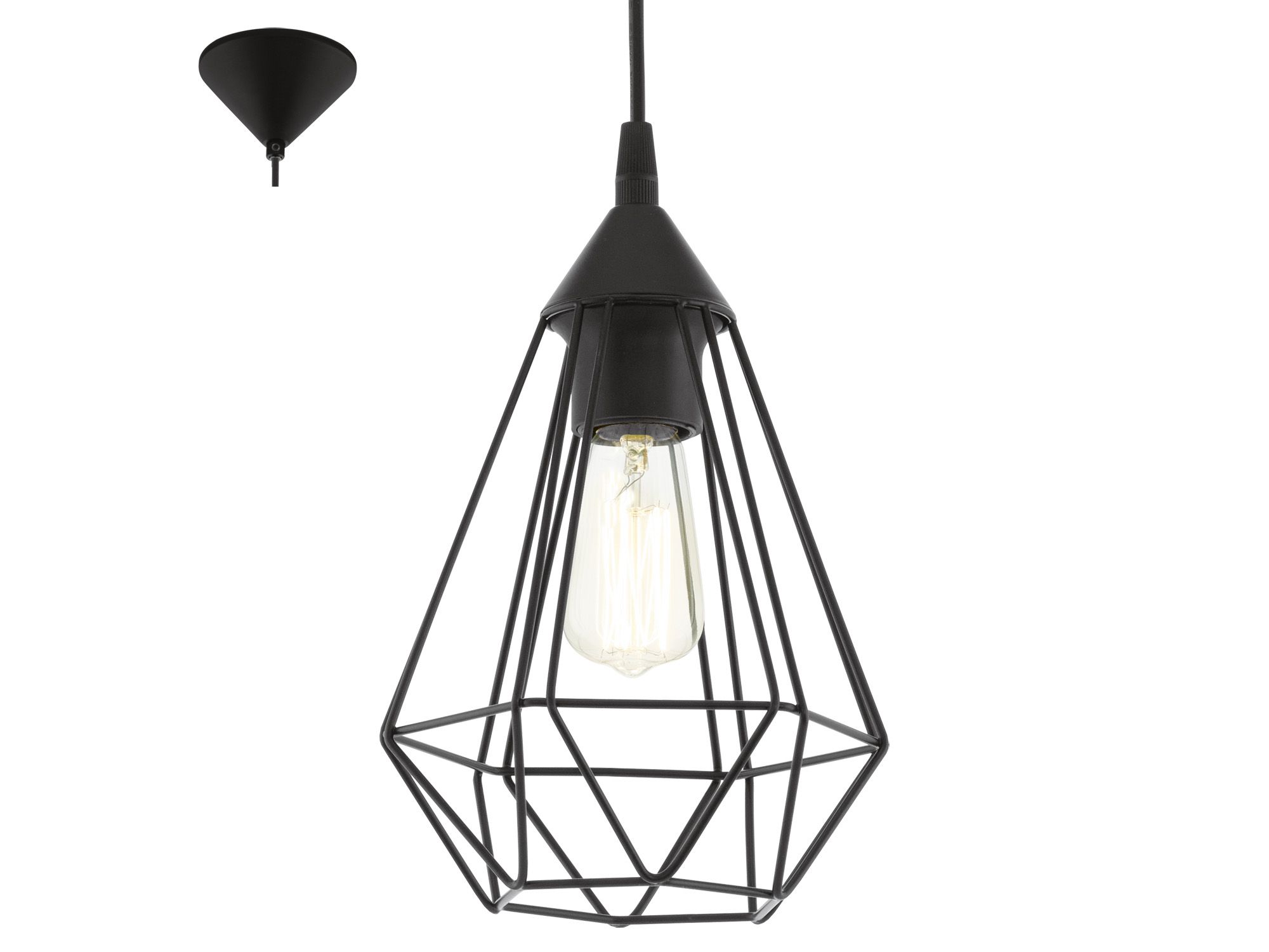Hanglamp TARBES - Zwart