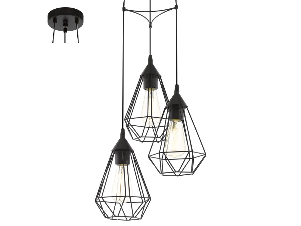 Hanglamp TARBES - Zwart EGL 94191