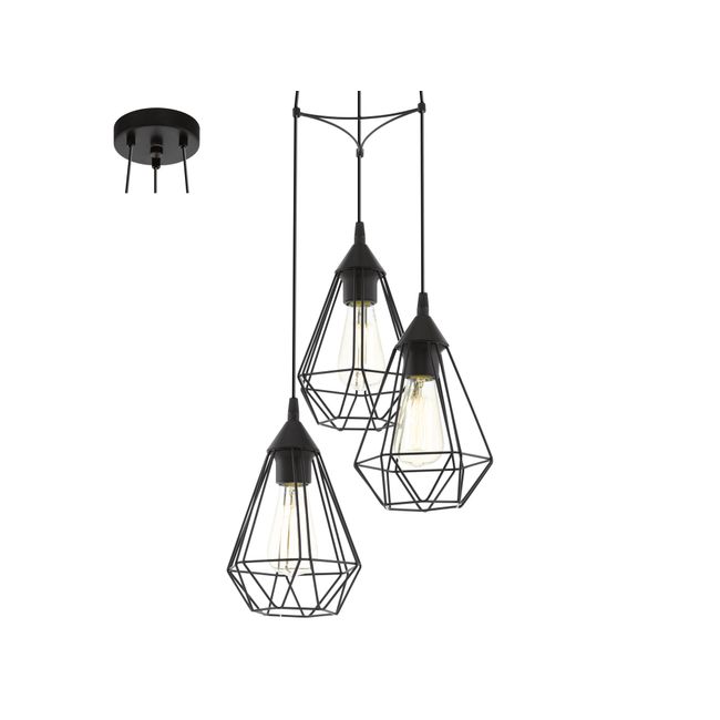Hanglamp TARBES - Zwart