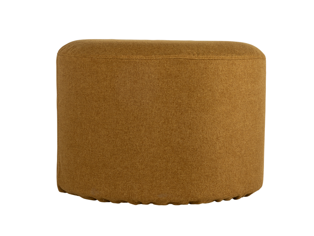 Poef met afneembare hoes KAELI - Austin Mustard KAV S84081PERA