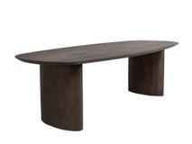 Eetkamertafel TAVARO - Donker eiken C-KOM-909-746