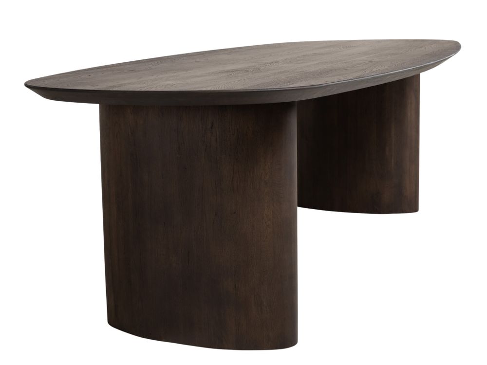 Eetkamertafel TAVARO - Donker eiken C-KOM-909-746