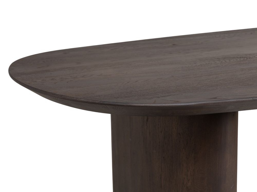 Eetkamertafel TAVARO - Donker eiken C-KOM-909-746