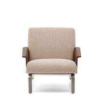 Fauteuil AMSEN - Lichtbruin/Walnoot KAV C00157FA11