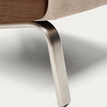 Fauteuil AMSEN - Lichtbruin/Walnoot KAV C00157FA11