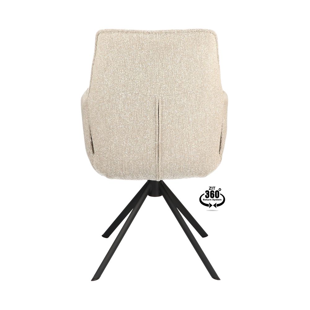 Draaibare armstoel LUMI - Beige XLC-41-0000001