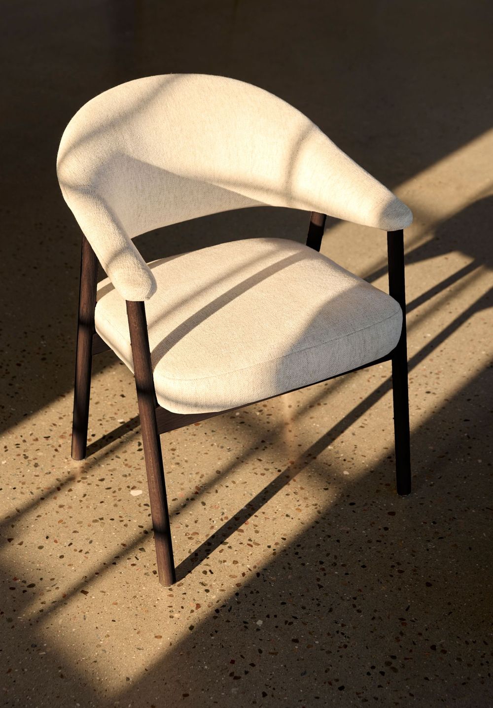 Armstoel ELK - Crème / Smoked Oak UNI-12-000001