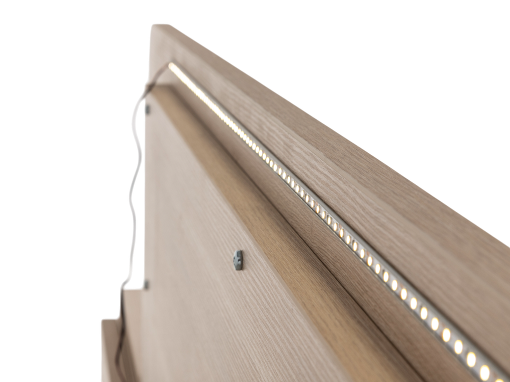 Bedkader LAGO - Brushed Sand Oak Nature MBR-85-000007