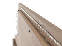 Bedkader LAGO - Brushed Sand Oak Nature MBR-85-000007