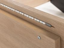 Bedkader LAGO - Brushed Sand Oak Nature MBR-85-000007