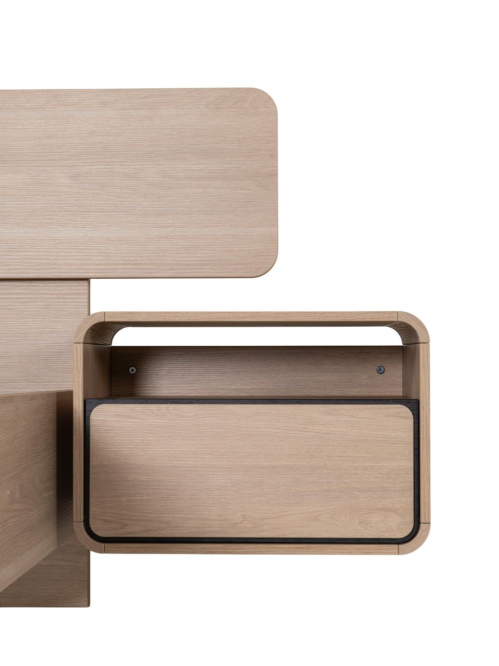 Nachttafel LAGO - Brushed Sand Oak Nature MBR-85-000009