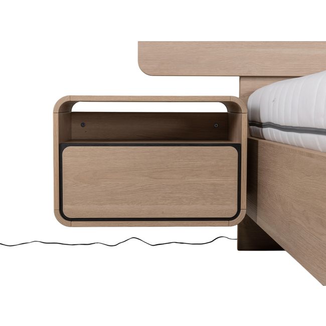 Nachttafel LAGO - Brushed Sand Oak Nature