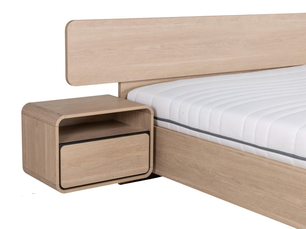 Nachttafel LAGO - Brushed Sand Oak Nature MBR-85-000009