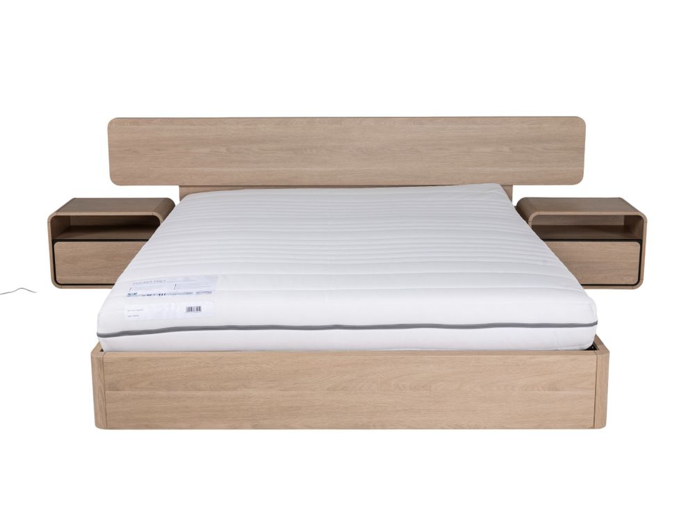 Nachttafel LAGO - Brushed Sand Oak Nature MBR-85-000009