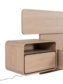 Nachttafel LAGO - Brushed Sand Oak Nature MBR-85-000009