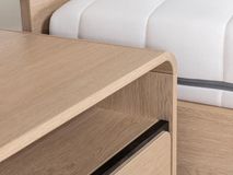 Nachttafel LAGO - Brushed Sand Oak Nature MBR-85-000009