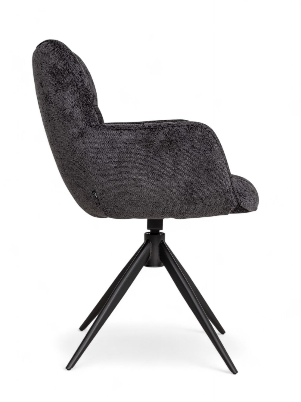 Set van 6 draaibare armstoellen REECE - Antraciet C-MXF-280-SET1