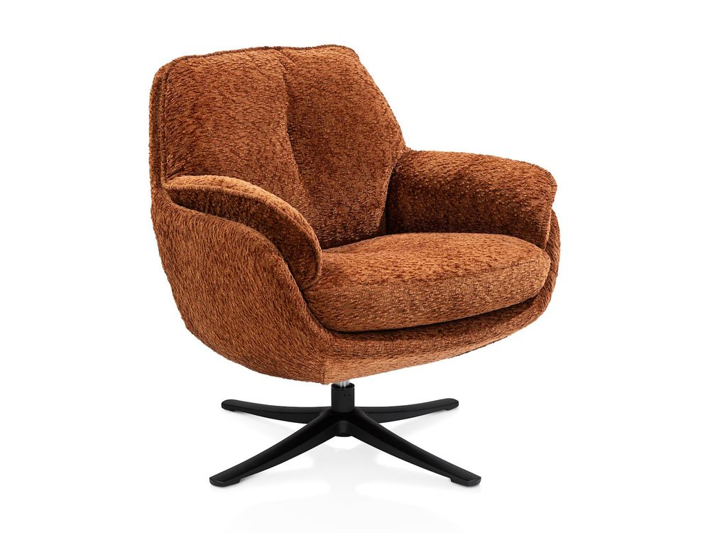 Draaifauteuil DENSA - Koper HEH 43099-KOP