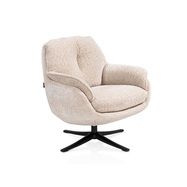 Draaifauteuil DENSA - Crème