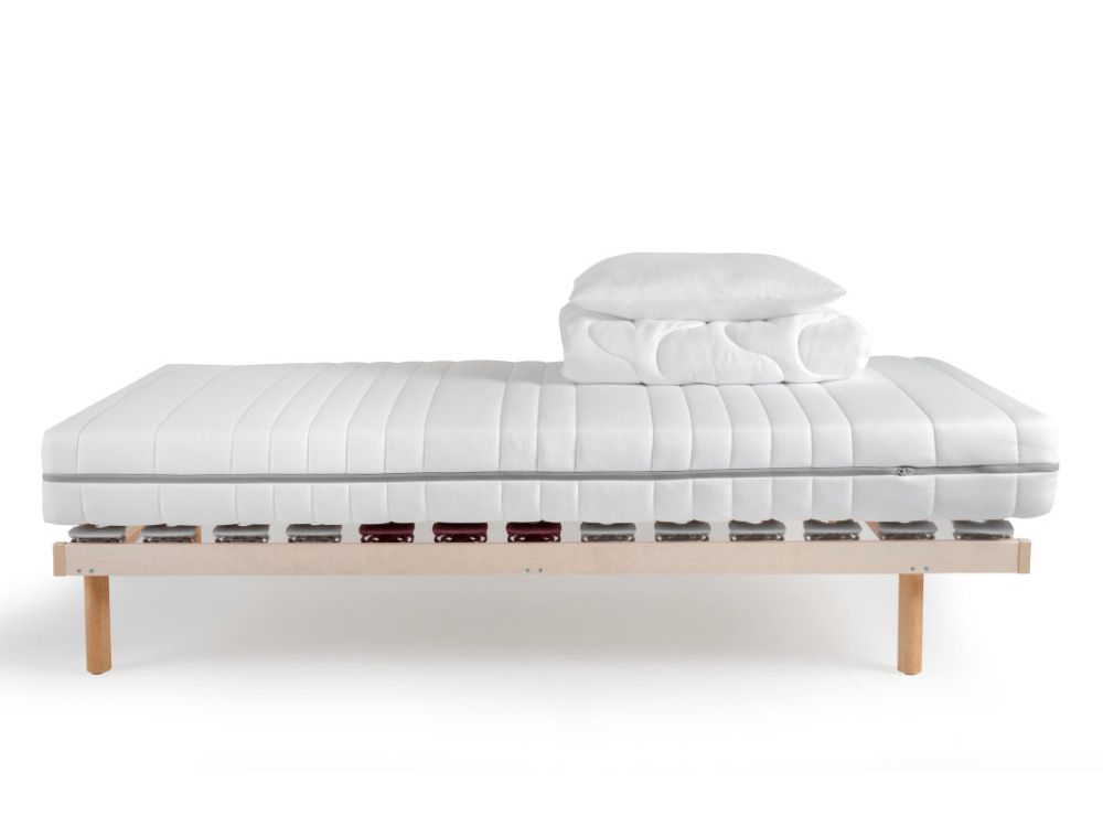 Set lattenbodem, matras, dekbed en kussen DVT BEDSET14