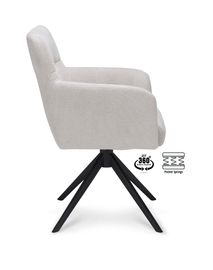 Draaibare armstoel MARIS - Lichtbeige XLC-37-0000001