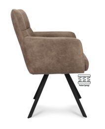 Armstoel CALLA - Bruin XLC-38-0000001