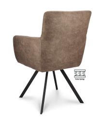 Armstoel CALLA - Bruin XLC-38-0000001